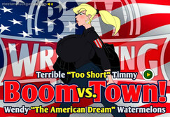 Boom Town! Watermelons Wendy vs. Timmy - Play online