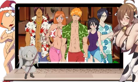 Boobieleached: A Trip to the hot Springs - Screenshot 2