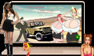 Busty Bomber and Mighty Mom: Origins free online sex game