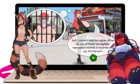 Busty Bomber – Spanking Contest - Screenshot 3