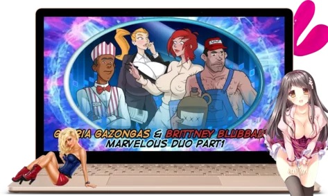 Gloria Gazongas & Brittney Blubbabut Marvelous Duo Part1 - Screenshot 1