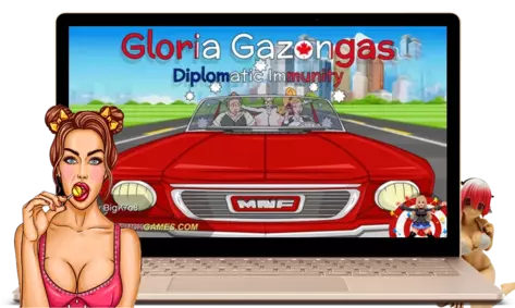 Gloria Gazongas: Diplomatic Immunity - Screenshot 1
