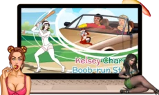 Kelsey Charms Boob-run Strike