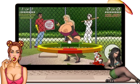 Kelsey Charms Boob-run Strike - Screenshot 2