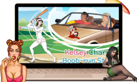 Kelsey Charms Boob-run Strike - Play online