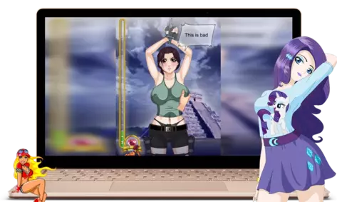 Lara Kroft Cock Rider - Screenshot 1