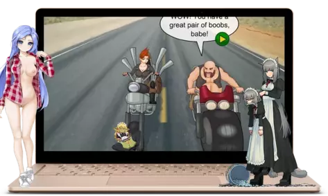 Lesbian Ride - Screenshot 1