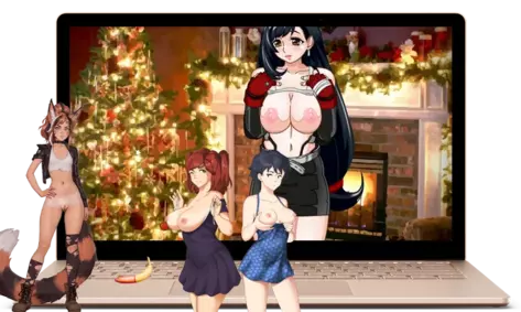 Meet ‘n’ Fuck: Tifa’s Horny Xmas - Screenshot 1