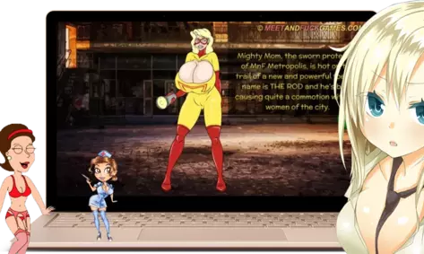 Super Heroine Hijinks 4: The Fall of Mighty Mom - Screenshot 2