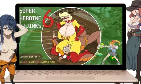 Super Heroine Hijinks 6: Turkey Day Takedown - Screenshot 1