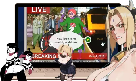 Super Heroine Hijinks - Screenshot 2