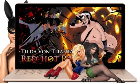 Tilda Von Titantanks: Red-hot Road - Screenshot 1
